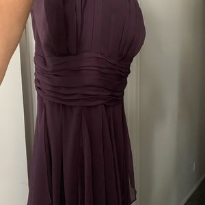 David’s Bridal Plum Dress